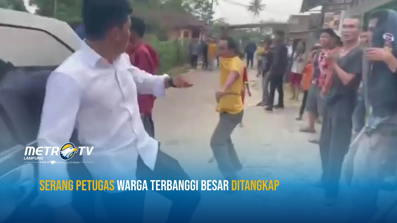 Serang Petugas Warga Terbanggi Besar Ditangkap