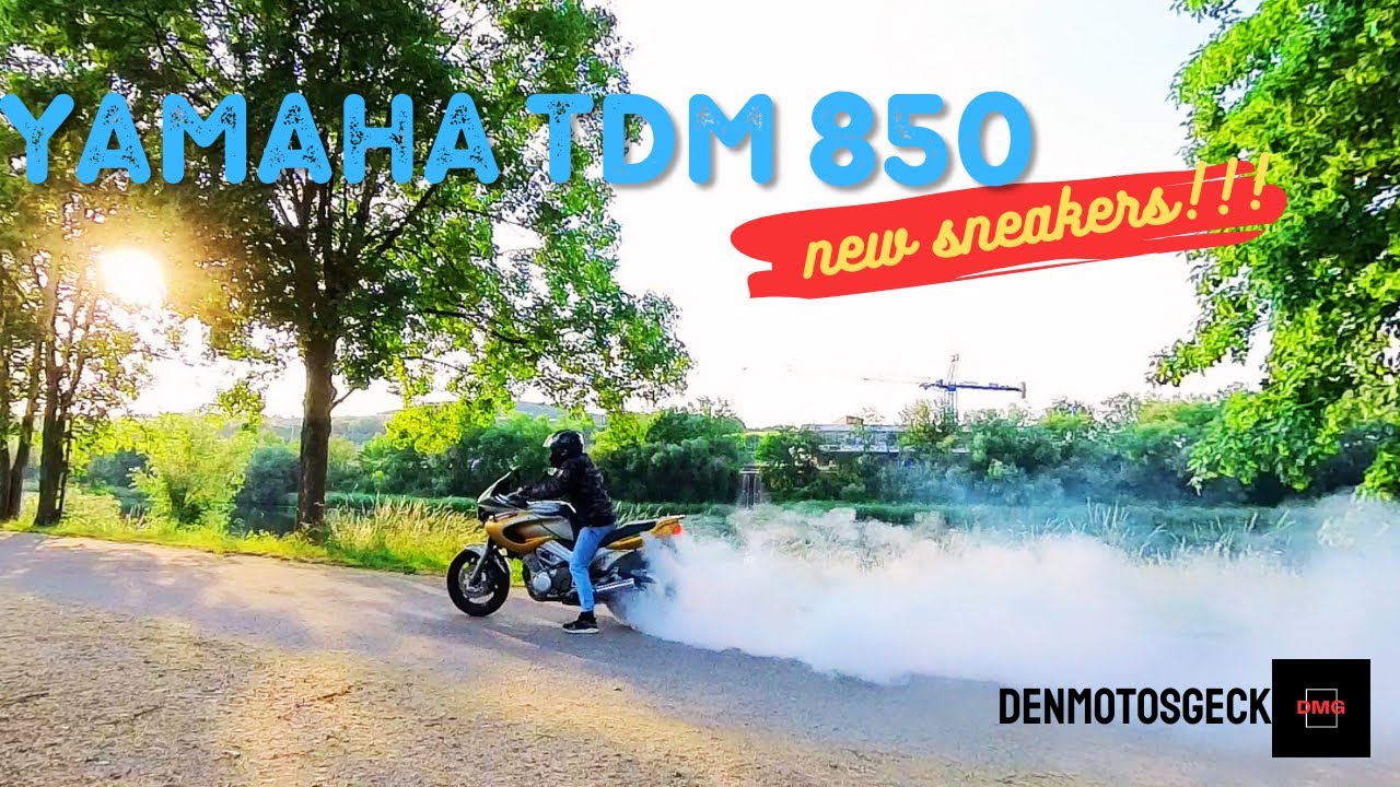 Yamaha TDM 850 4TX  rescue part 4 ¦ Burnout & new tyres