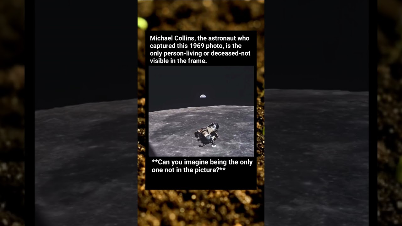 The Only Human Not in This Famous 1969 Space Photo… Was the One Taking It 🤯