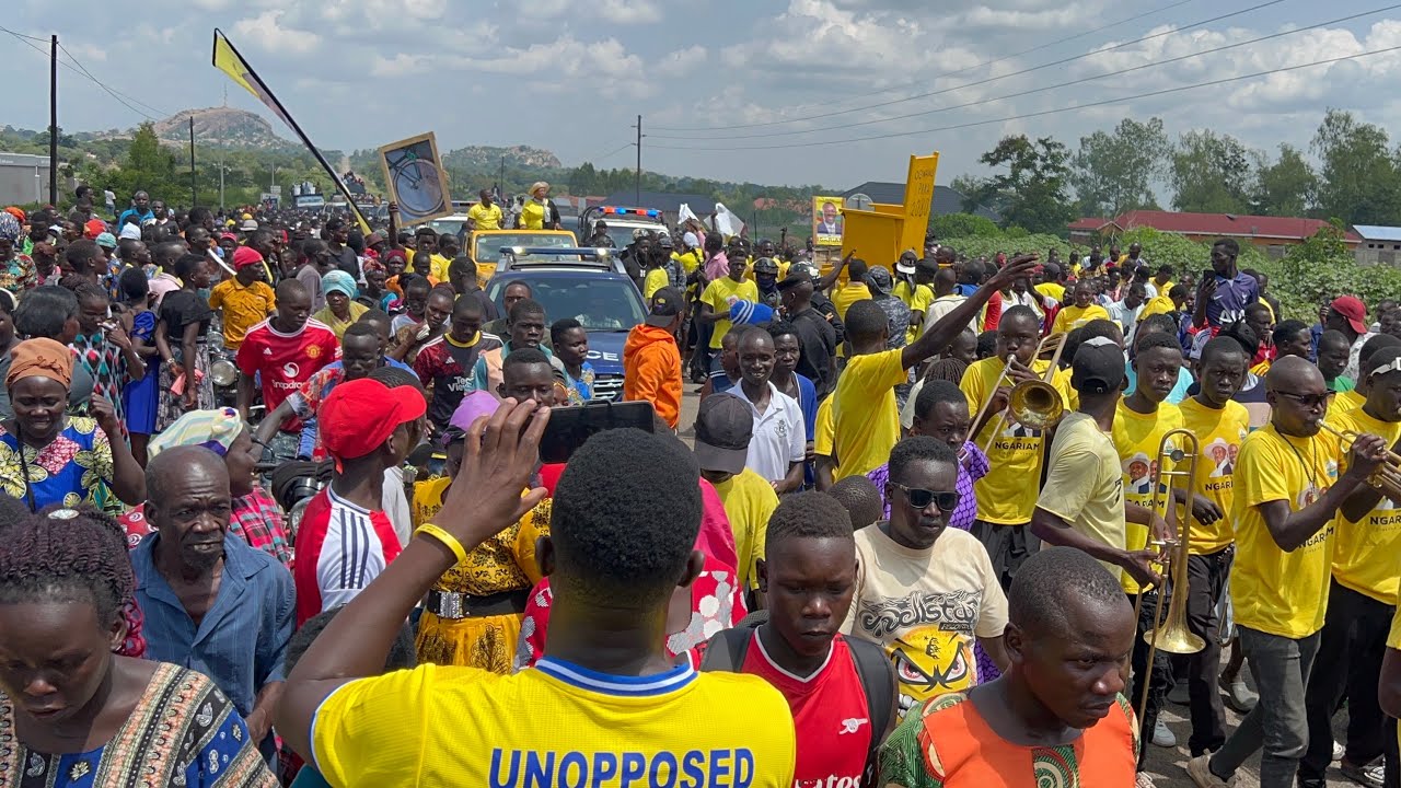 How Speaker Anita and Minister Ogwang were received by thousands in Katakwi