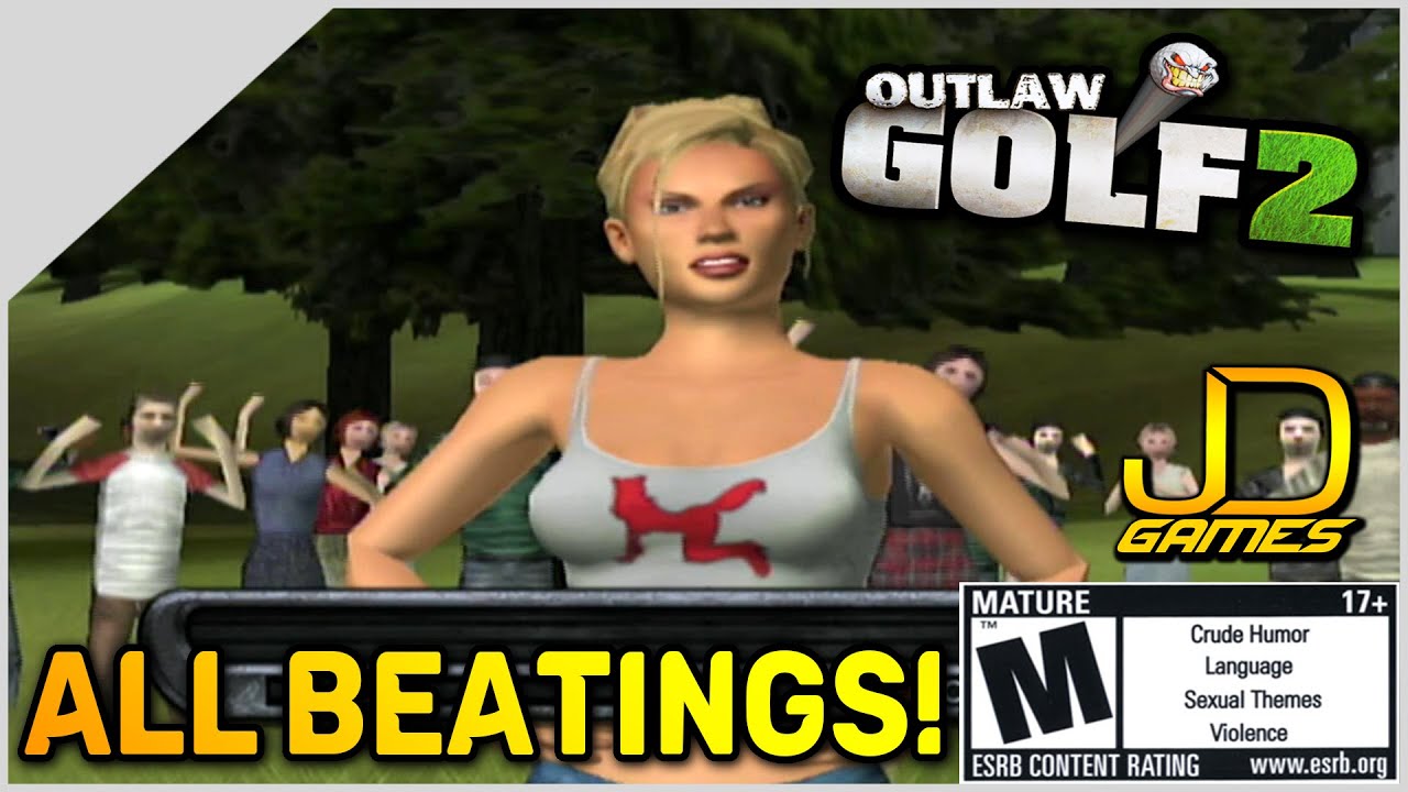 All Golfer Beatings! | Outlaw Golf 2 (Xbox)