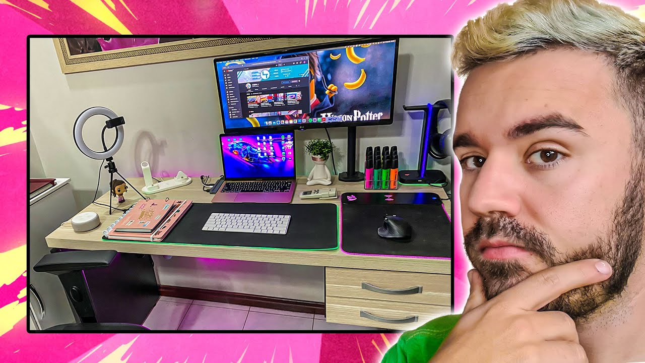 SETUP pensado em PRODUTIVIDADE com MACBOOK - Setup dos inscritos