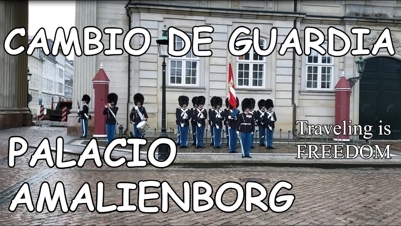 Cambio de guardia, Amalienborg.  Espectacular!