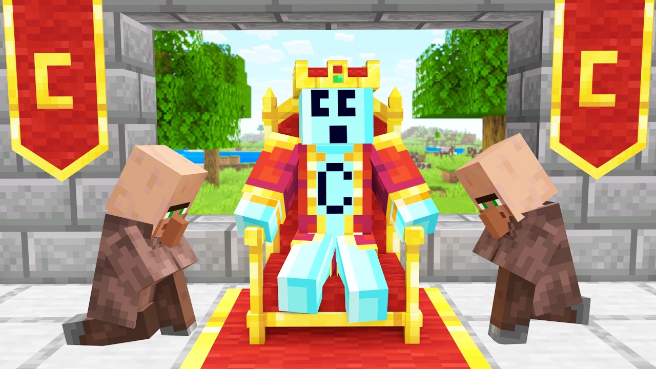 From PEASANT to KING in Minecraft