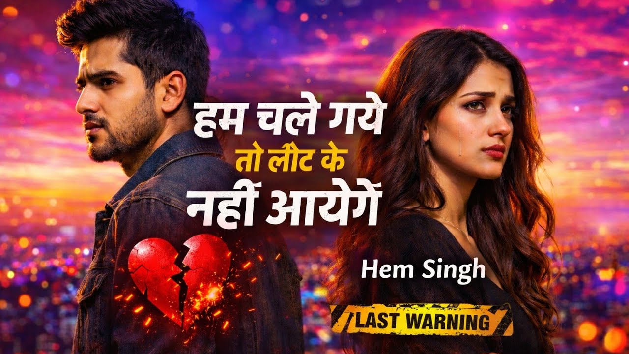 Hum Chale Gaye To Laut Ke Nahi Aayenge 💔 | Heart Touching Sad Song 2026 | New sad song 2026
