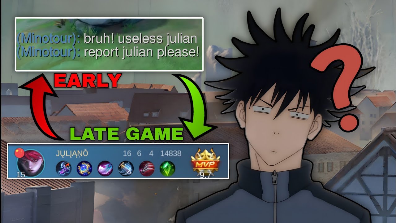 CARRY TOXIC PLAYER IN MHYTICAL GLORY!! *tutorial julian auto win ranked* - MLBB