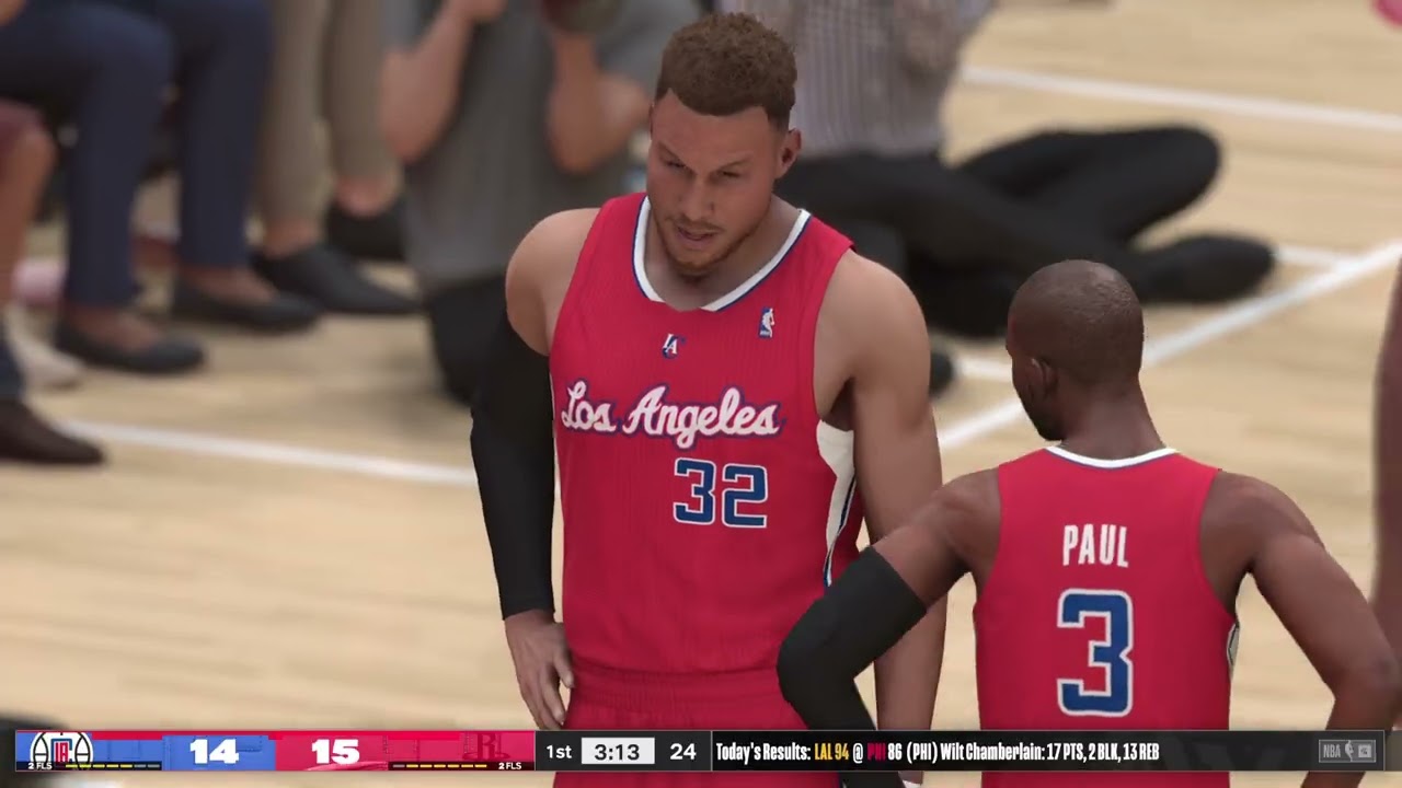 Blake Griffin vs Yao Ming 1st half Clippers vs Rockets