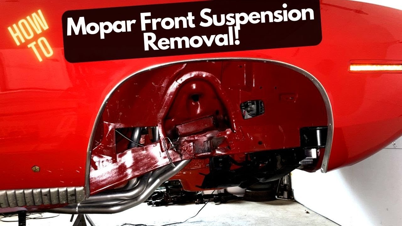 How to Remove Mopar Front suspension!