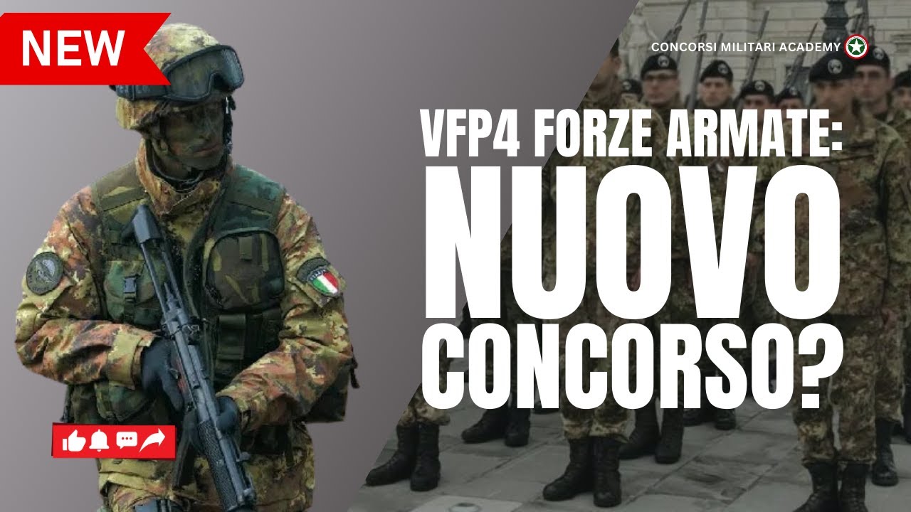 NUOVO CONCORSO VFP4 2024