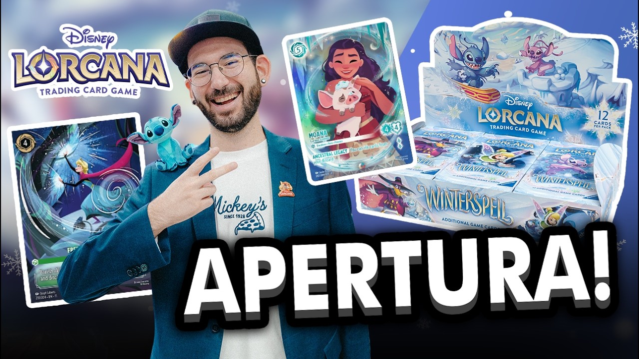 MEGA APERTURA de CASE de LORCANA WINTERSPELL ❄️ ¿NOS SALE UNA ÉPICA? 🔥
