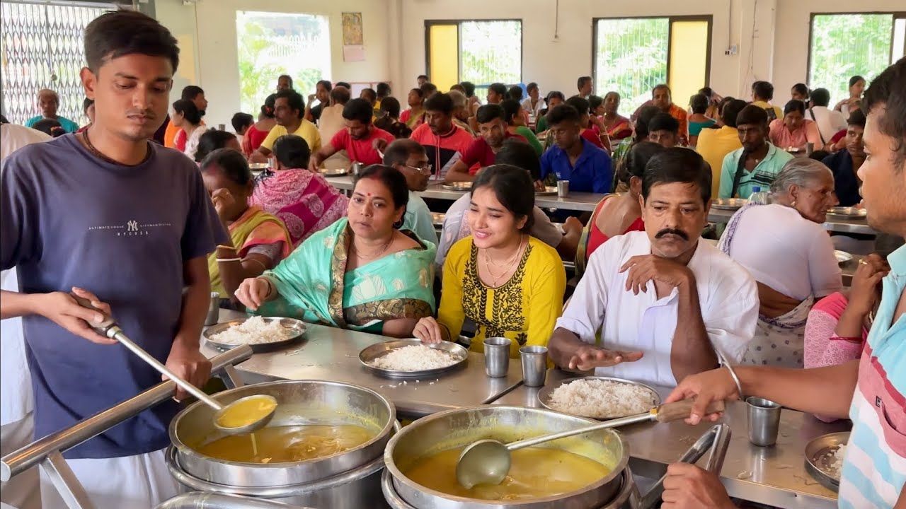 Unlimited Free Prasad At Mayapur ISKCON Temple । Annadan Bhavan 