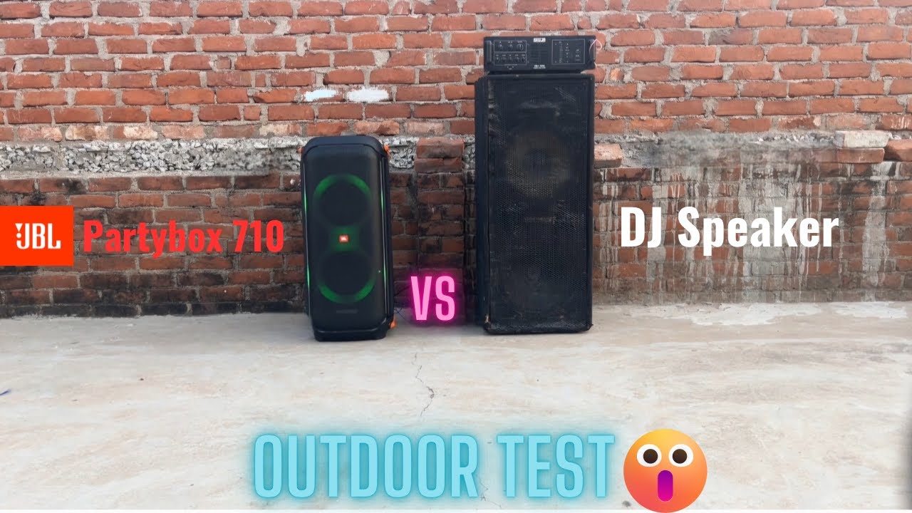 JBL PARTYBOX 710 vs DJ SPEAKER OUTDOOR TEST | Most Demanding Video