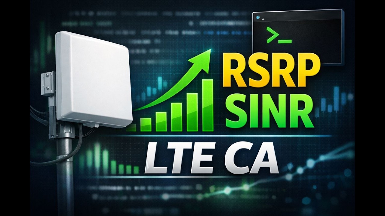 Как вывести RSRP, SINR и агрегацию частот в MikroTik (Foxconn T77W968)
