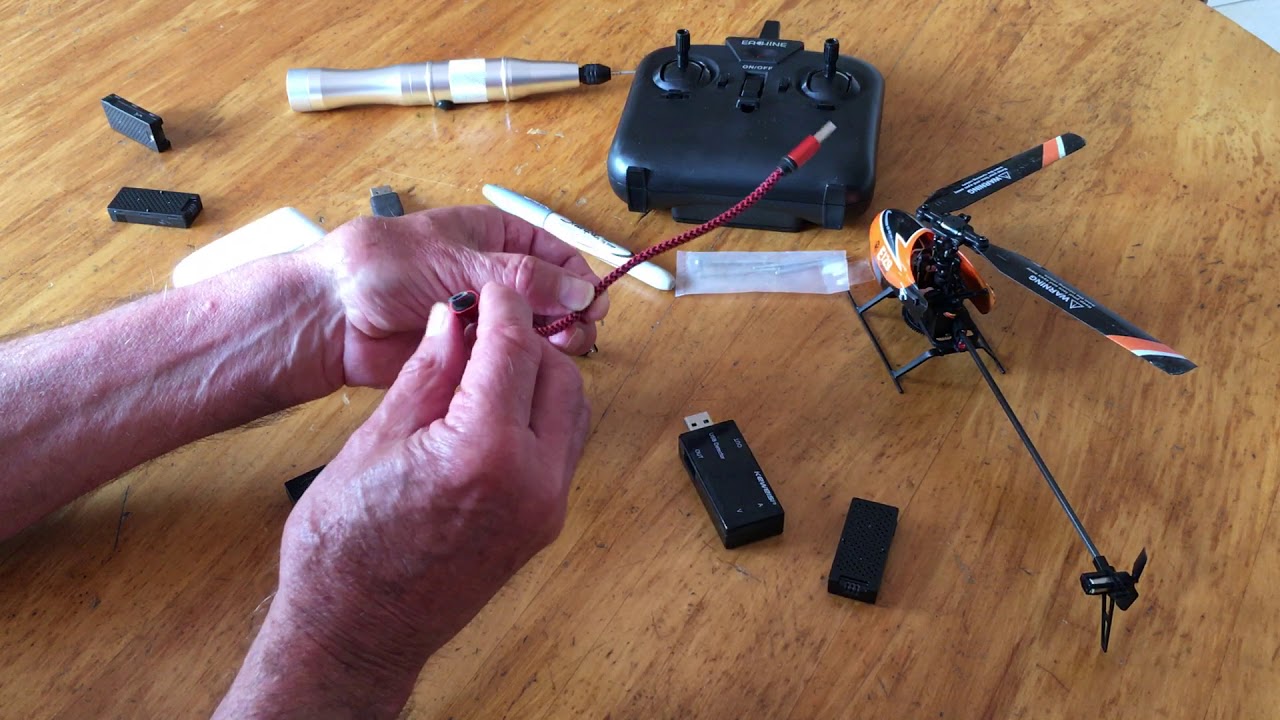 Eachine E129 RC Helicopter   Important safety information on battery charging