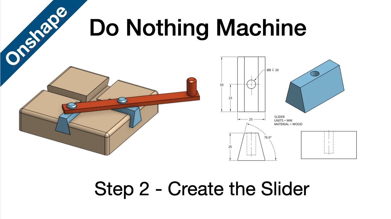 Onshape — машина бездействия — шаг 2 — создание слайдера