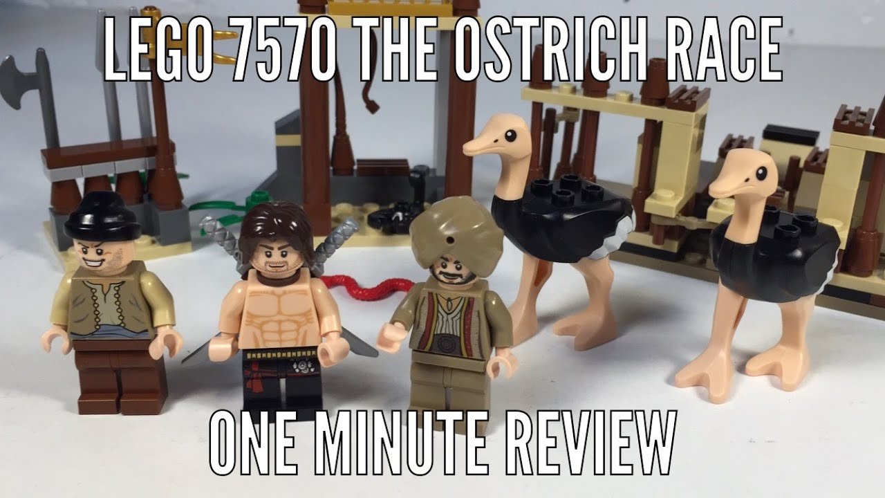 LEGO MINUTE REVIEW 7570 The Ostrich Race Disney Prince of Persia