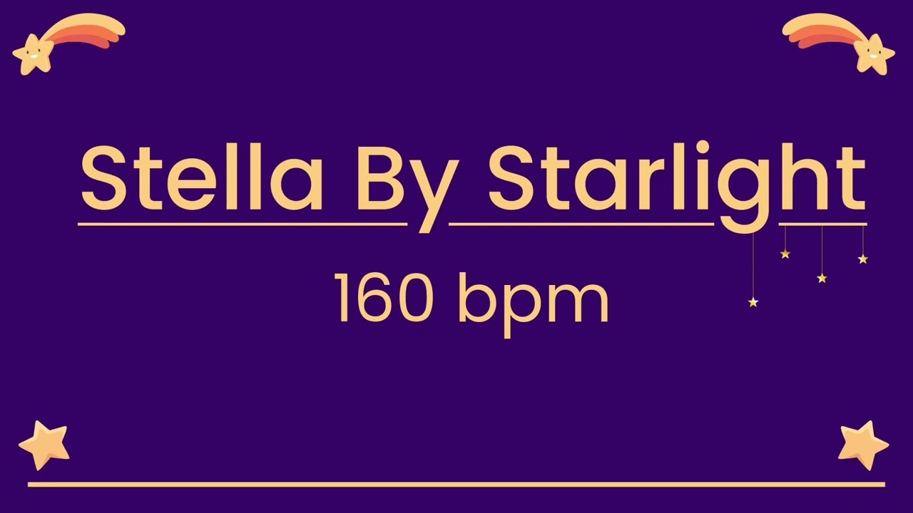 Stella By Starlight | 160 bpm | Jazz Swing | Play-Along Backing Track
