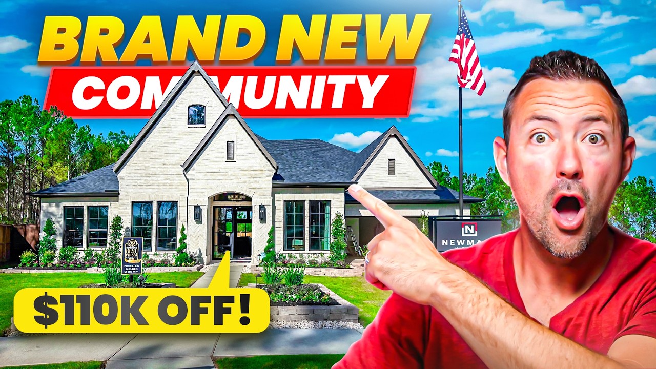 🤯 Houston's Newest Community Just Opened — And These Prices Make No Sense!!