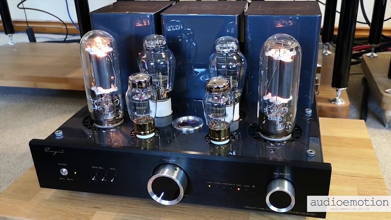 Cayin CS-845A Type UK Integrated Valve Amplifier Unboxing - Audio Emotion