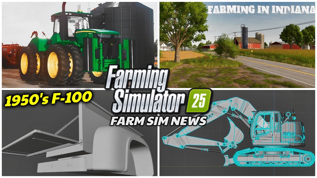 Новости Farm Sim &mdash; F-100 1950-х годов, фермерство в Индиане, Parker 1400 и многое другое! | Новос...