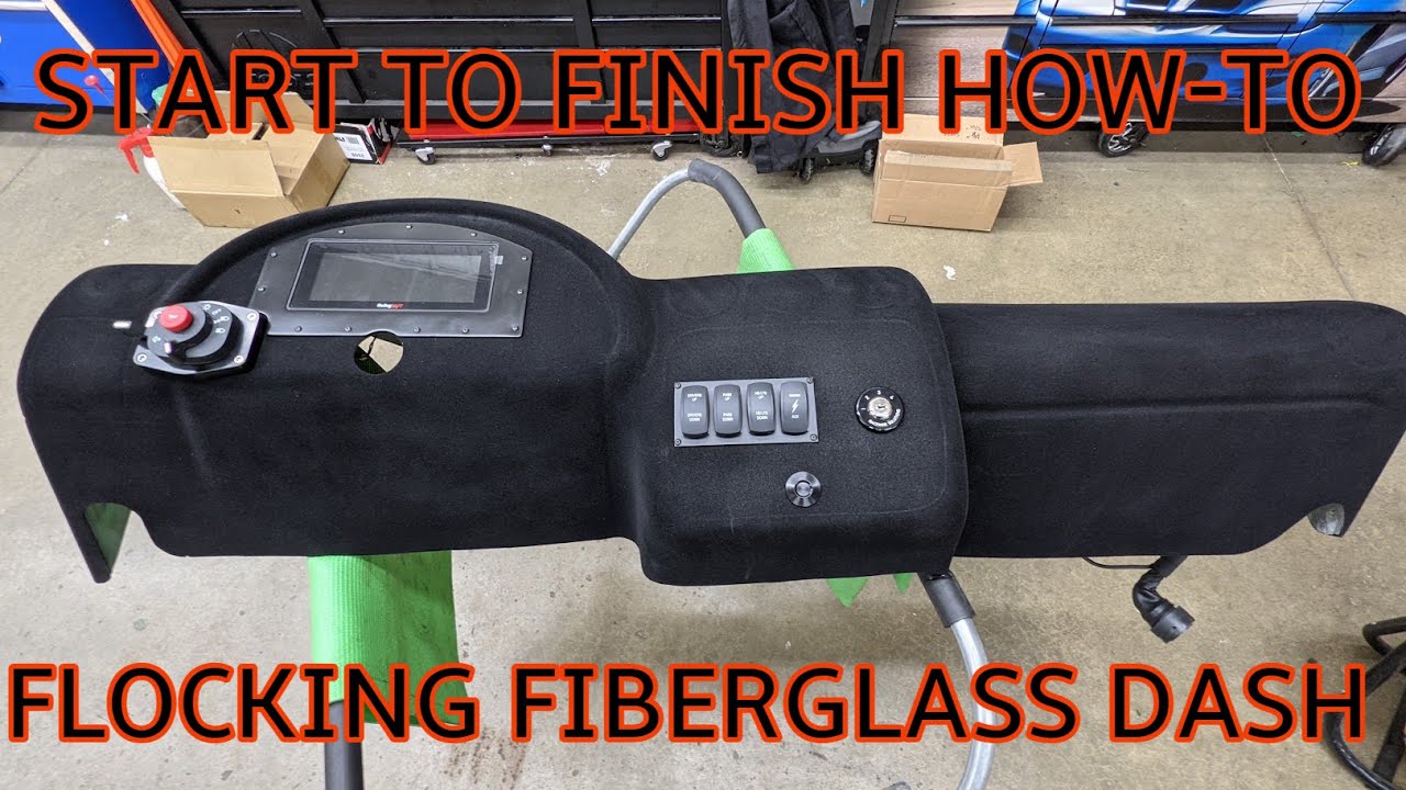 FLOCK-IT Complete how-to coating fiberglass dashboard