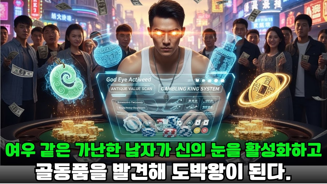 여우 같은 가난한 남자가 신의 눈을 활성화하고 골동품을 발견해 도박왕이 된다.#cdrama #드라마 #kdrama