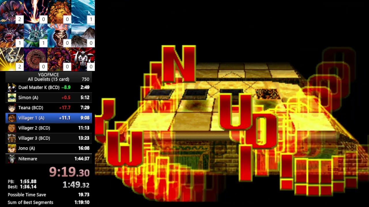 Yu-Gi-Oh! Forbidden Memories - 15 Cards - All Duelists Speedrun - 1:43:34