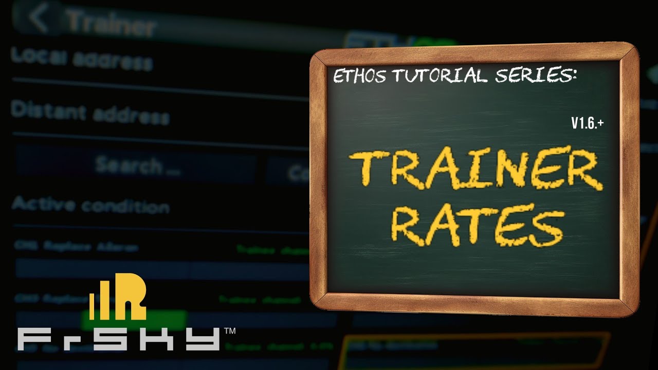 Trainer Rates Switches - FrSky ETHOS Tutorial Series