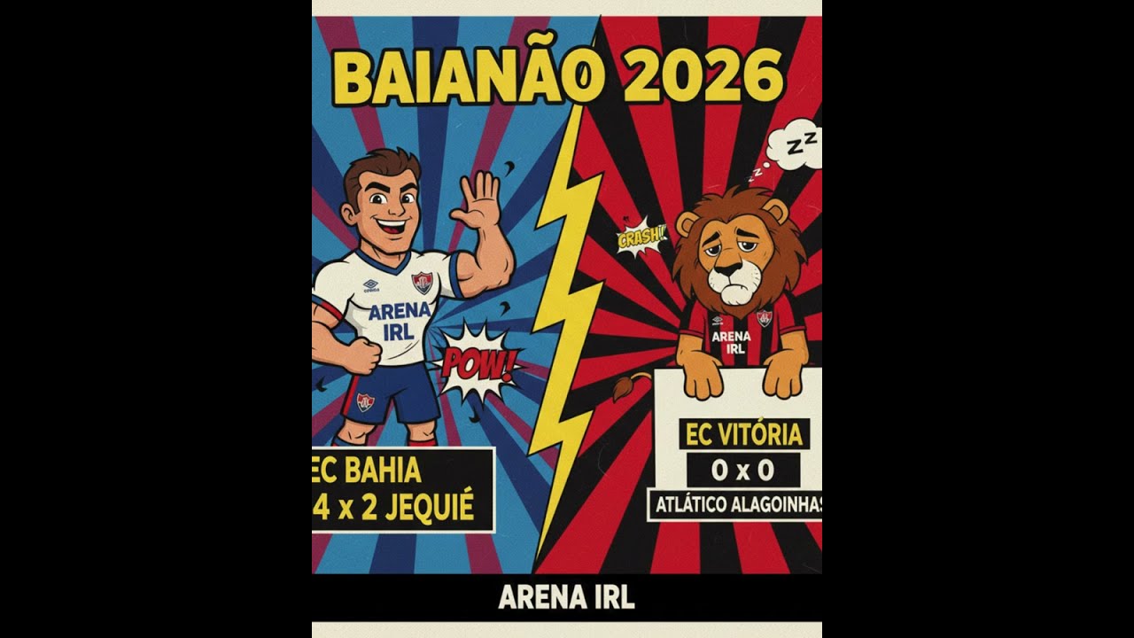ESTREIA BAIANO 2026: BAHIA GOLEIA E VITÓRIA EMPATA NO BARRADÃO! ⚽