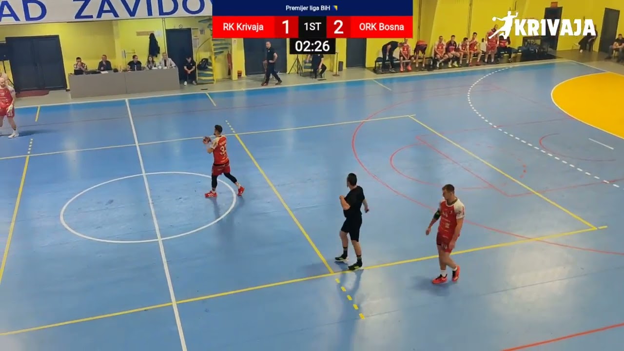Premijer liga BiH: RK Krivaja - ORK Bosna 🤾‍