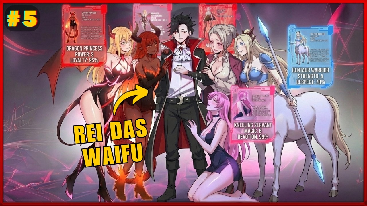 [5]Quanto MAIOR SEU HARÉM e mais ele FAZ AQUILO... mais PODEROSO ELE FICA! - RRECAP MANHWA