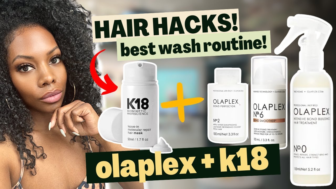Восстановите свои ПОВРЕЖДЕННЫЕ волосы с помощью K18 и Olaplex одновременно: вот почему!