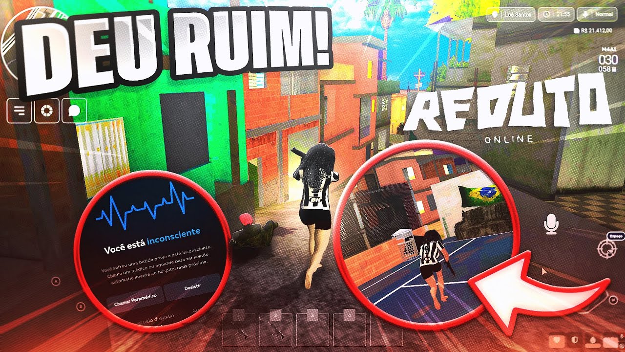 REDUTO ONLINE: TENTEI INVADIR A FAVELA E OLHA NO QUE DEU😥!! #reduto