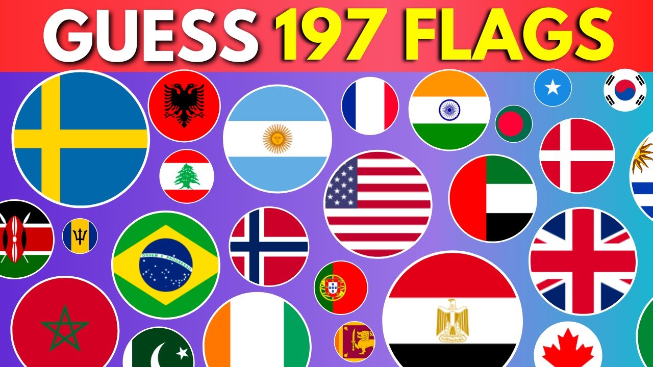 Guess All the 197 Flags of the World! | Guess the Flag Quiz Challenge