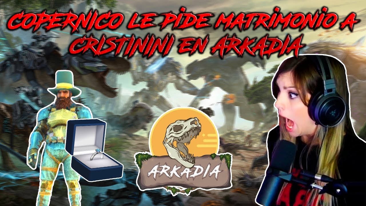 COPERNICO le pide matrimonio a CRISTININI en ARKADIA ❤️🦖