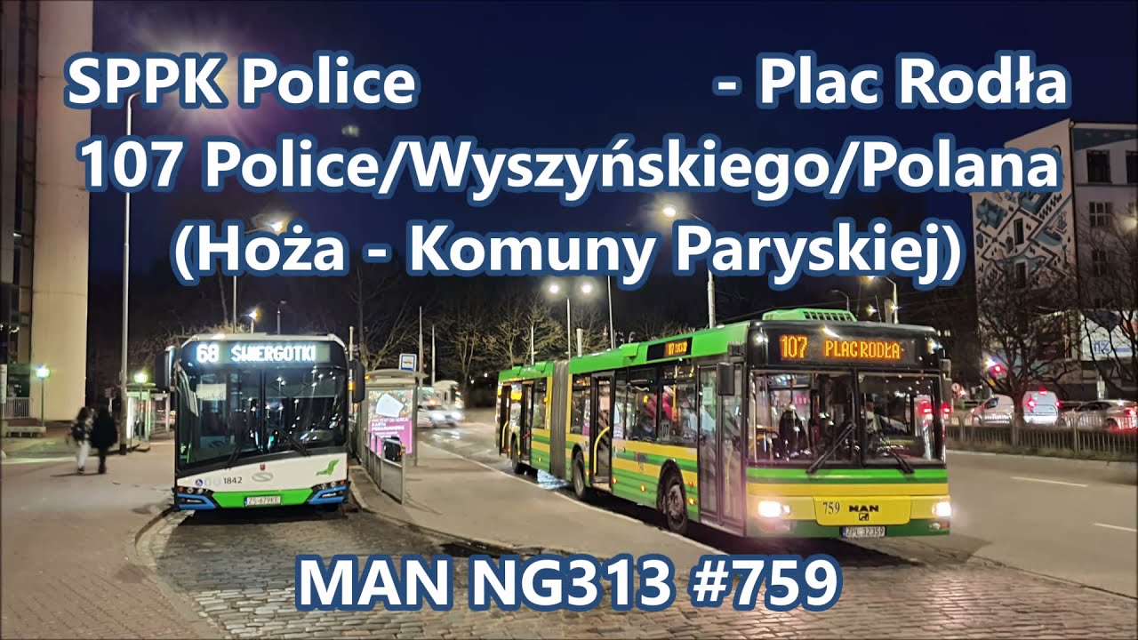 SPPK Police - MAN NG313 #759, linia 107