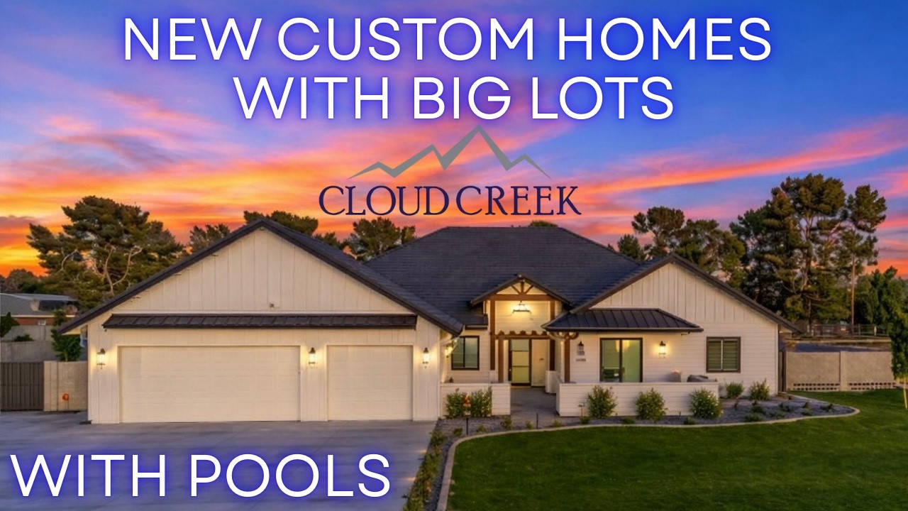 New Custom Homes with Big Lots [Living in Arizona | Queen Creek | Cloud Creek Homes | Custom Homes]