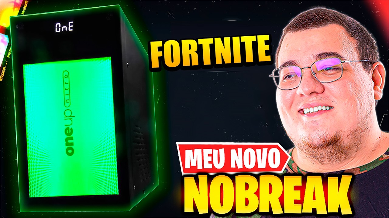 EU COMPREI UM NOBREAK GAMER PARA JOGAR FORTNITE !