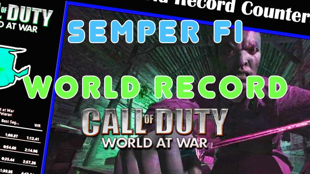Call of Duty: World at War Semper Fi Veteran Any% WR 04:38:31