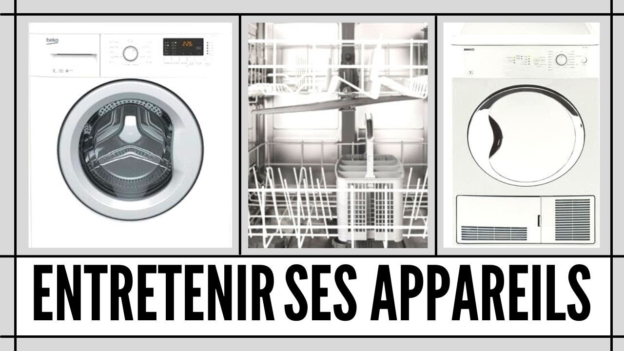 HABITUDES POUR ENTRETENIR SES APPAREILS. CLEAN WITH ME / SECHE LINGE / LAVE LINGE / LAVE VAISSELLE.