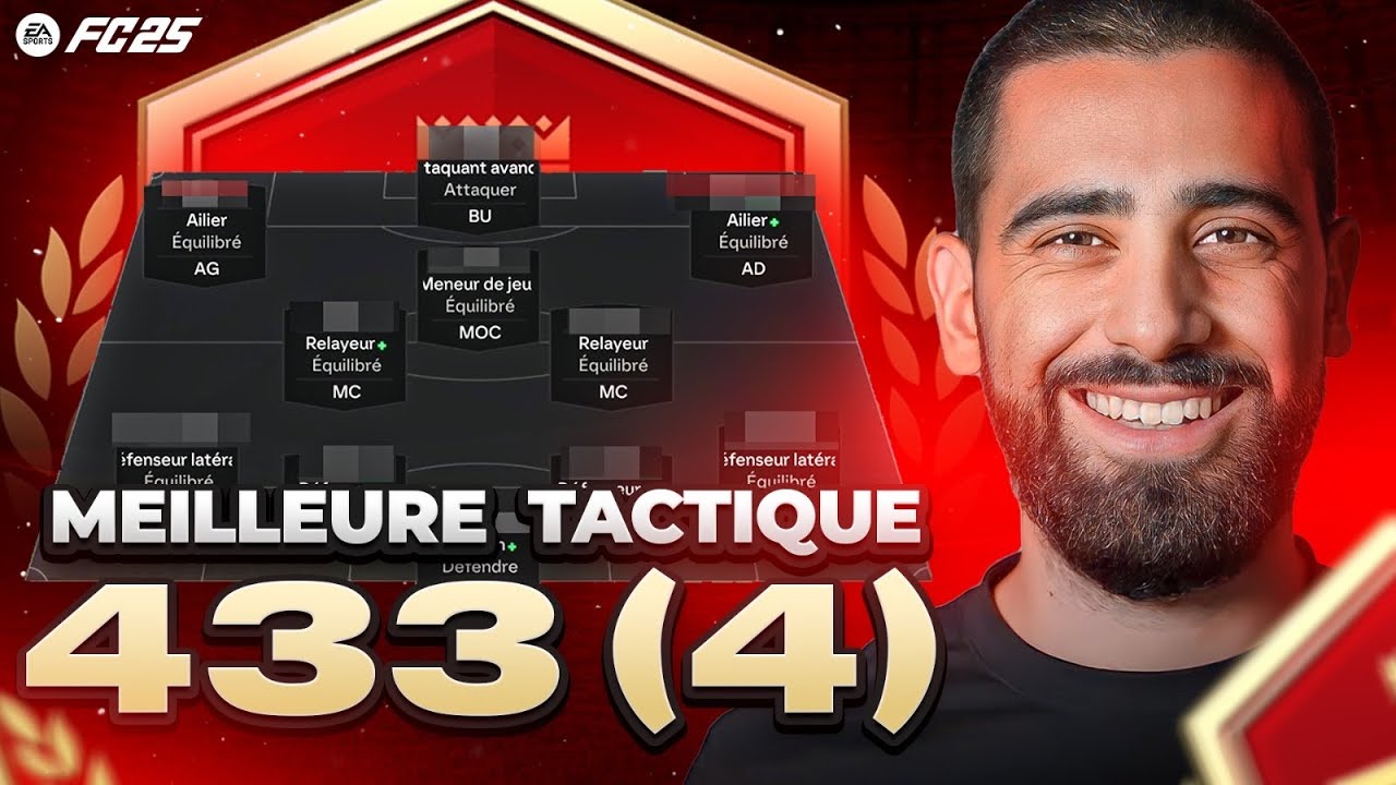 LA MEILLEURE TACTIQUE PERSO EN 433 OFFENSIF A UTILISER POUR FUT CHAMPIONS SUR FC 25 !