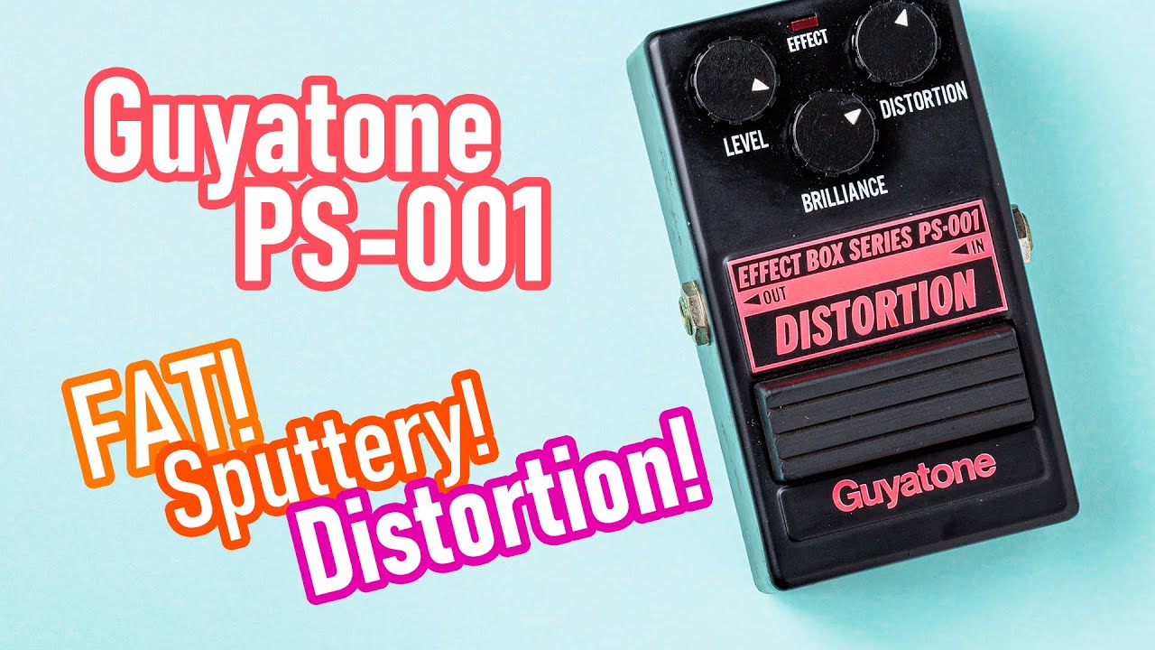 Don't Expect Well Behaved Tones! Guyatone PS-001 Distortion - This Rare Japanese Pedal Is NOT A Boss