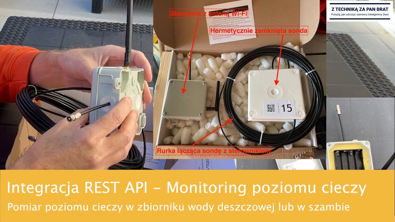 Integracja REST API FIBARO na przykładzie pomiaru poziomu cieczy sondą SZ-02 (urządzenie IoT)