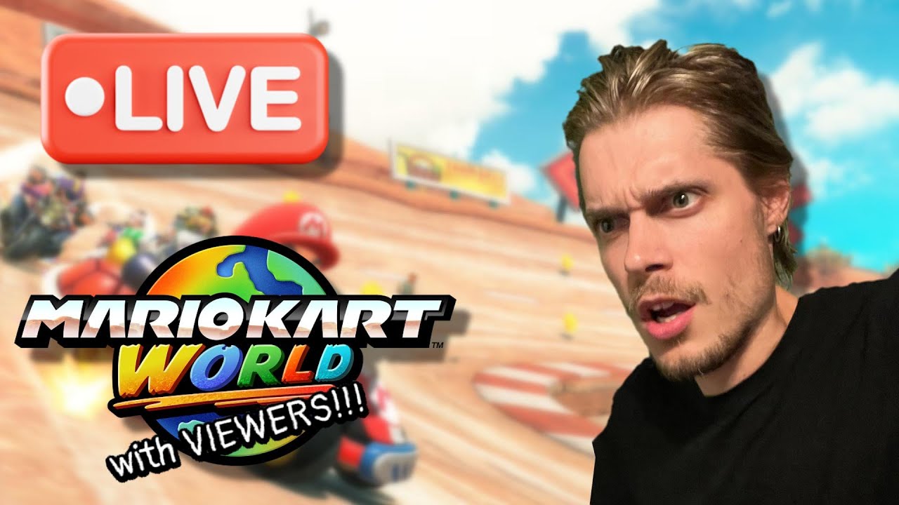 Mario Kart World with YOU!!! (Anyone can join) | Mario Kart World online 🔴live