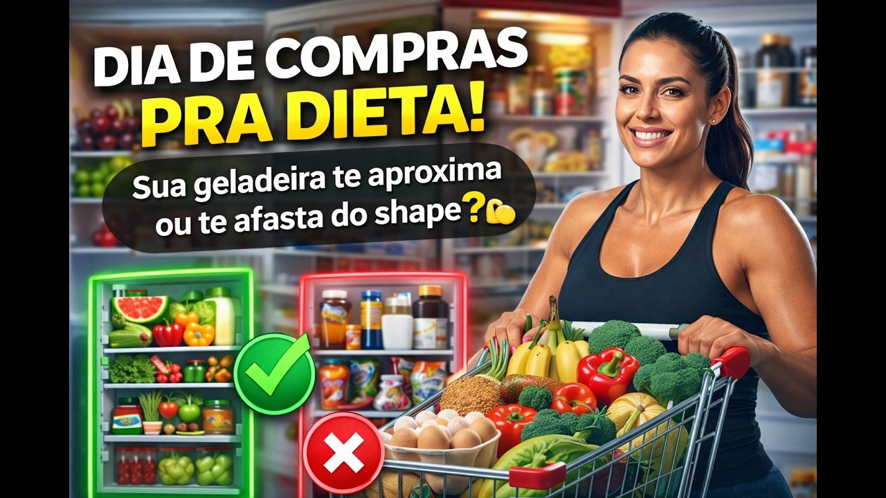 VLOG - Dia de compras semanais pra dieta!