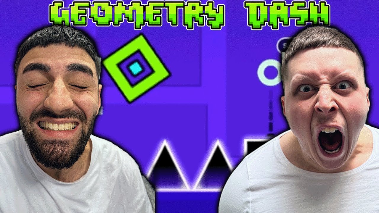 Jordan & Semih SPIELEN ERSTE MAL GEOMETRY DASH mit AGRESSIONEN