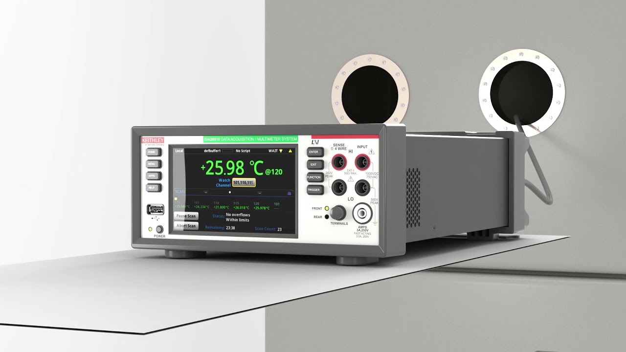The New DAQ6510 Data Acquisition  Logging Multimeter System