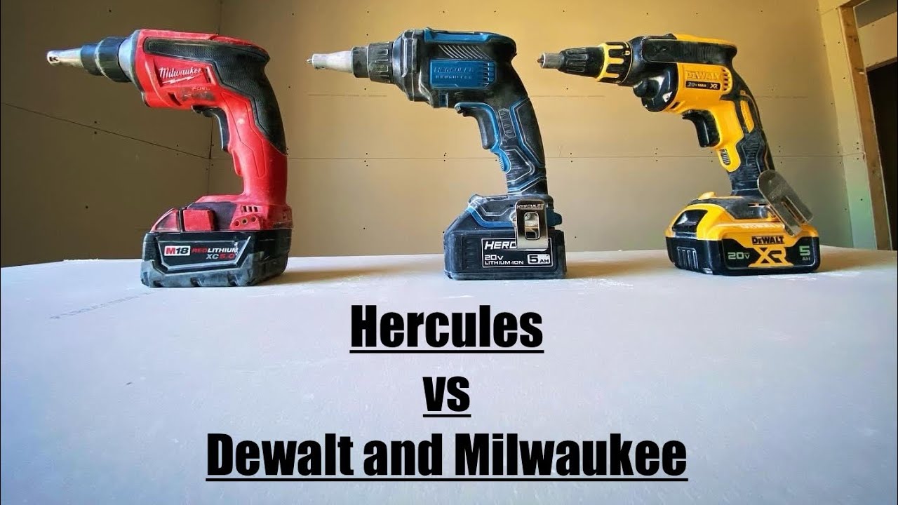 Полный обзор шуруповерта Hercules Drywall. #contrerasdrywall #harborfreighttools #dewalt #milwaukee