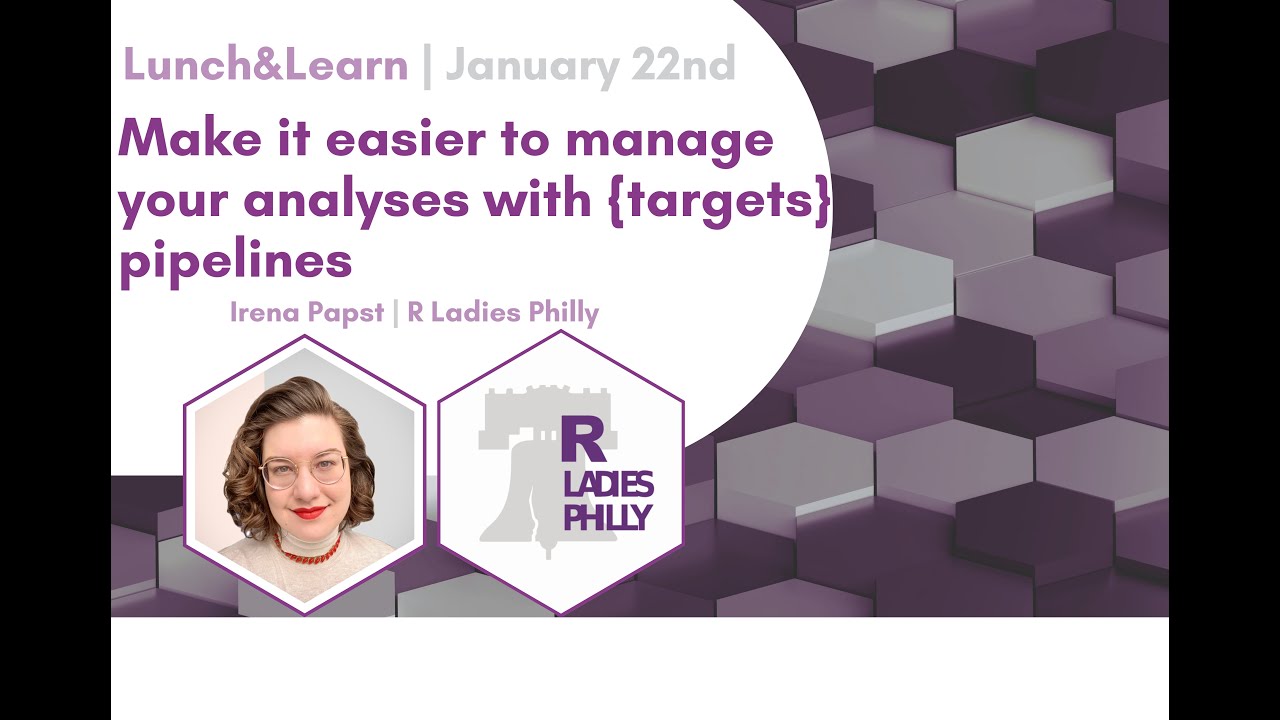 Make it easier to manage your analyses with {targets} with Irena Papst