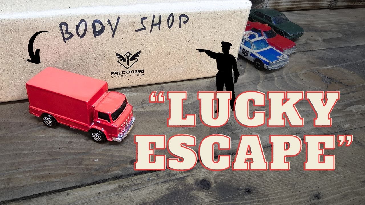 Will he escape? Diecast car restoration.